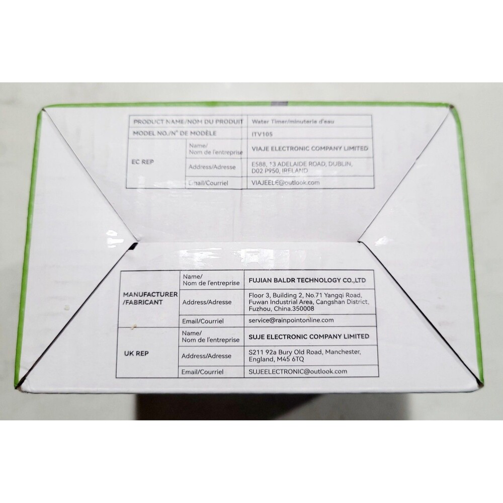 NEW RainPoint Programmable 1 Zone Water Timer Model Number ITV105 OPEN BOX - Picture 8 of 13